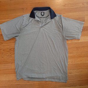 FootJoy extra large navy striped polo